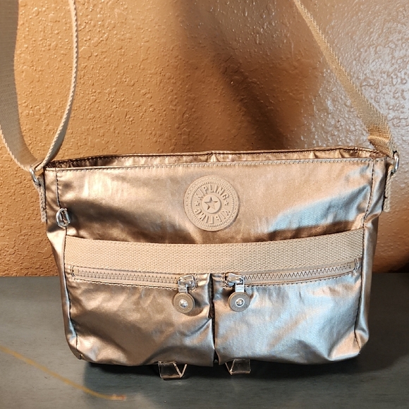 Kipling Handbags - Kipling Shimmering Gold Crossbody/Shoulder Bag CLEAN CLEAN CLEAN